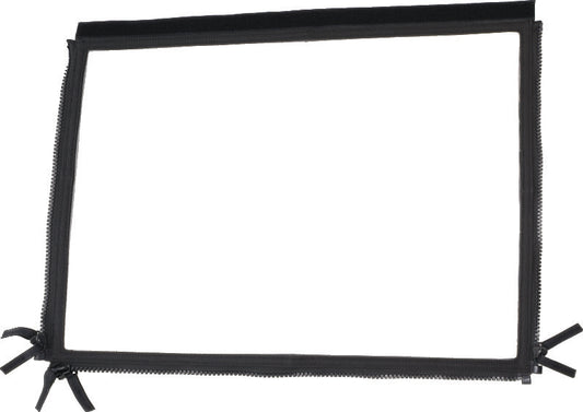 QuadBoss Clear Window Ranger windshield part for powersports vehicles, showing the transparent, sturdy windshield with mounting features.