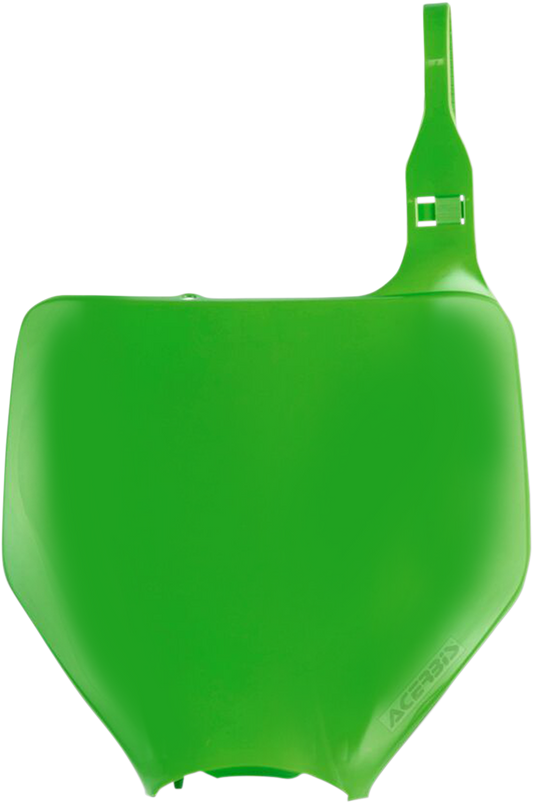 ACERBIS Front Number Plate - Green 2042310006 - Howling Moto