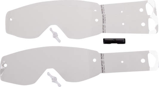 Bill's Exhausts Scott ProStack Tear-Offs laminated engine parts in a 3-pack, showing detailed laminated construction.