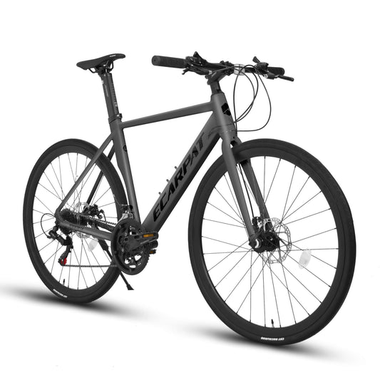 Hycline Ecarpat ZFA 700×32C bicycle tire with black rubber tread and sidewalls, suitable for road and hybrid bikes.