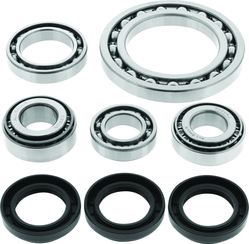 QuadBoss differential bearing and seal kit for Suzuki LT-F250 QuadRunner, includes bearings and seals for rear differential repair.
