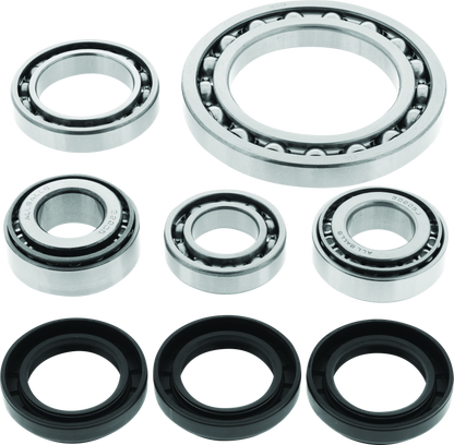 QuadBoss differential bearing and seal kit for Suzuki LT-F250 QuadRunner, includes bearings and seals for rear differential repair.