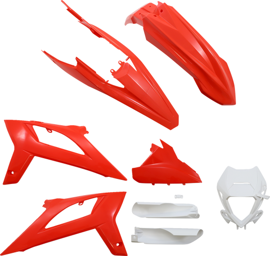 ACERBIS Full Replacement Body Kit - OEM Red/ White 2936267118 - Howling Moto