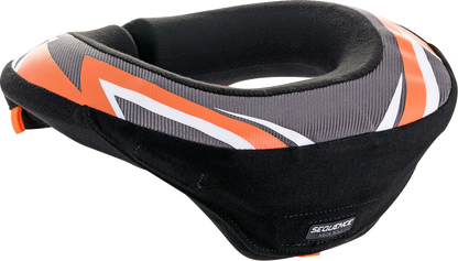 ALPINESTARS Youth Sequence Neck Roll - Black/Anthracite/Orange - S/M 6741018-148-SM - Howling Moto