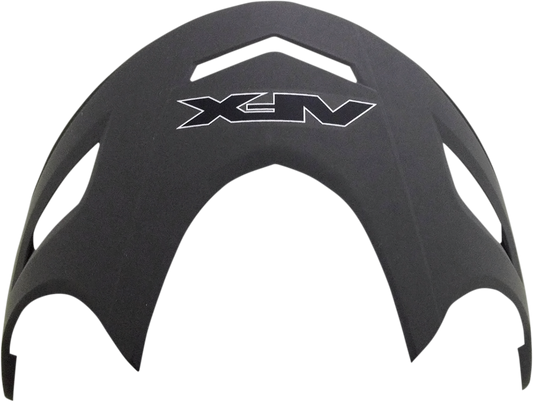 Bill's Exhausts AFX FX-50 Peak Frost Gray helmet with aerodynamic design and ventilation system, shown from side view.
