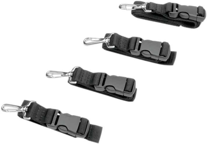 Bill's Exhausts Saddlemens Tour-Pak Luggage Bag seat with durable design and secure straps, mounted on a motorcycle.