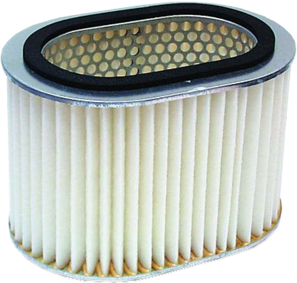 HIFLOFILTRO HFA1904 air filter for high performance engines, showing a clean, rectangular automotive air filter with pleated filtration media.