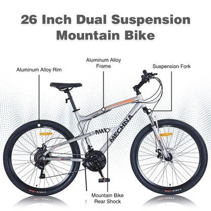 Hycline Meghna Feyan bicycle tire, 26-inch by 2.1-inch, designed for durability and performance on various terrains.