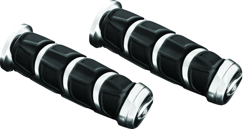 Kuryakyn, Kuryakyn Kinetic Grips Universal 1 inch Chrome for Honda VTX1800 and VT1100 Models