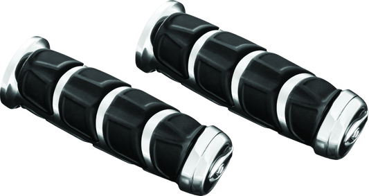 Kuryakyn, Kuryakyn Kinetic Grips Universal 1 inch Chrome for Honda VTX1800 and VT1100 Models