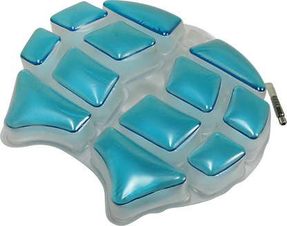 Black WILD ASS Cushion Air Seat with gel padding for motorcycle saddle, designed for comfort and support.