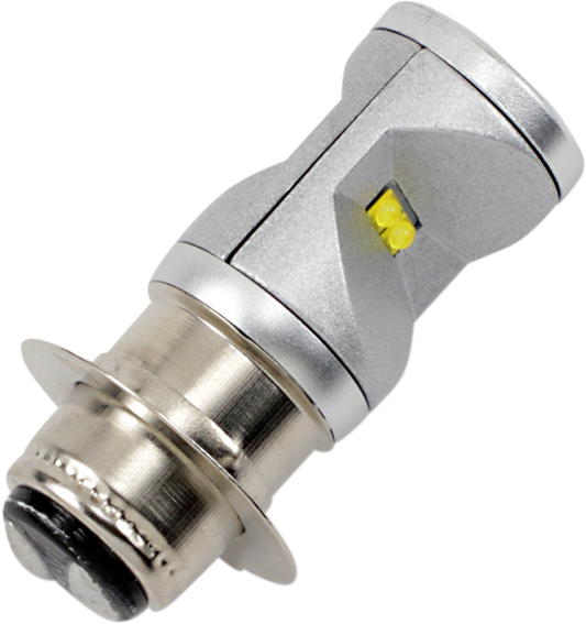 Bill's Exhausts SHOW CHROME LED engine replacement bulb, 6000K, with bright white light, designed for automotive lighting.
