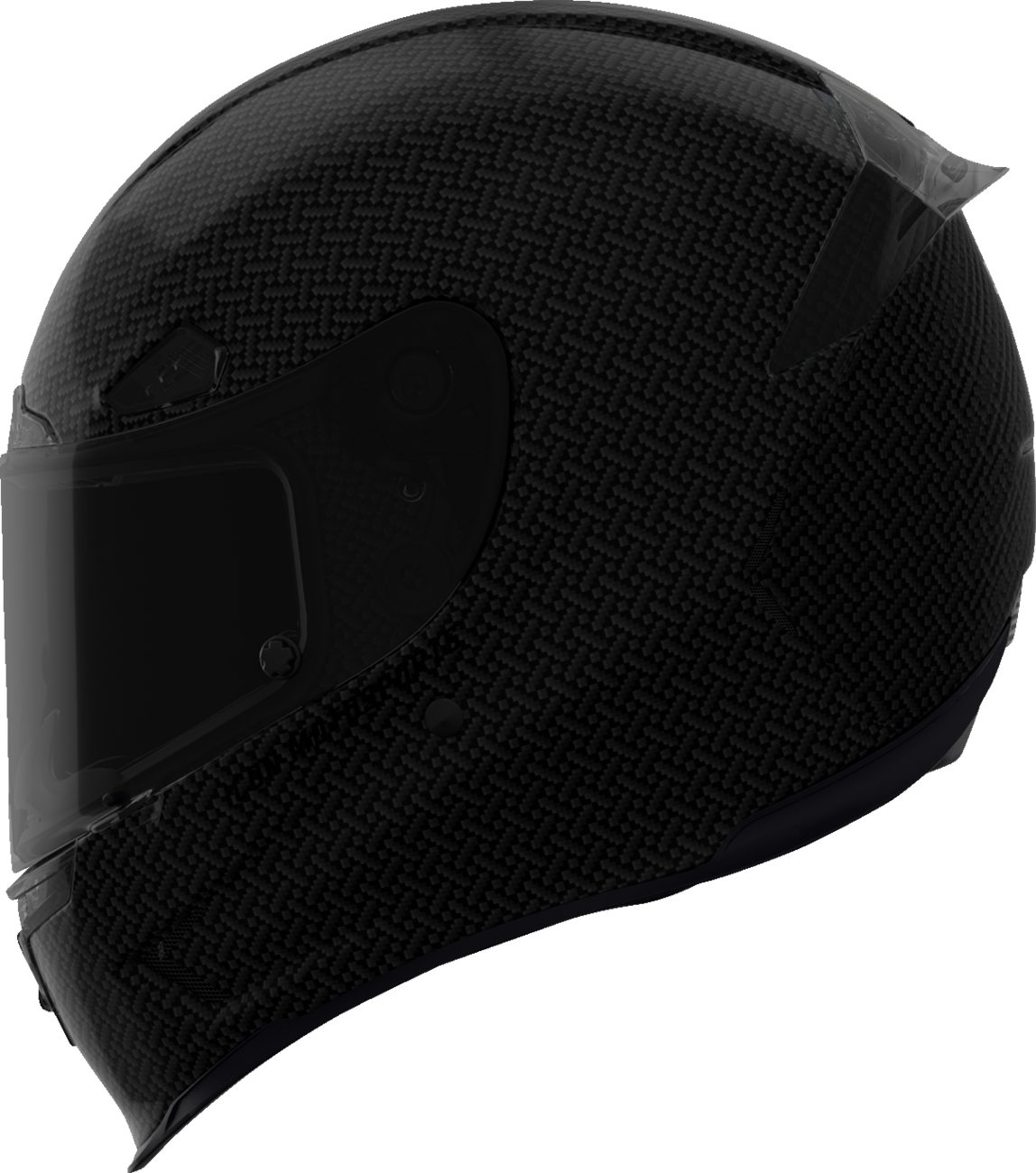 Black ICON Airframe Pro™ helmet in small size with carbon shell, featuring sleek aerodynamic design.