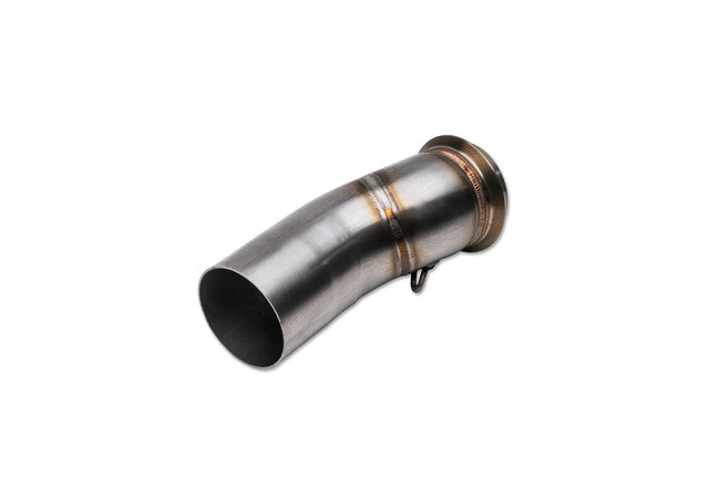 KTM 690 Enduro Arrow HQ 701 stainless steel link pipe for enduro and supermoto models, compatible with Euro 5 standards.