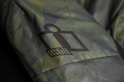 Bill's Exhausts ICON Airform Battlescar™ Green Jacket in 2XL, featuring a sleek design and durable fabric for outdoor wear.