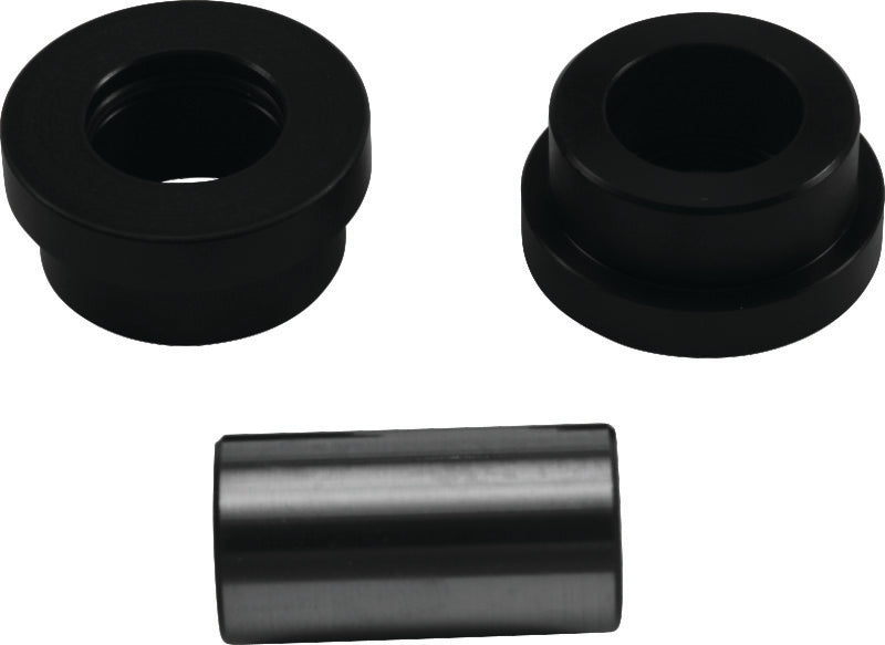 QuadBoss front lower shock bearing assembly for Polaris Outlaw and Hawkeye models, shown on a vehicle suspension.