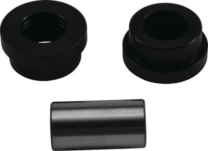 QuadBoss front lower shock bearing assembly for Polaris Outlaw and Hawkeye models, shown on a vehicle suspension.