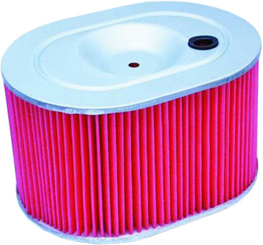 HIFLOFILTRO HFA1906 air filter for high performance engines, showing a clean, rectangular engine air filter with black frame and pleated filter media.