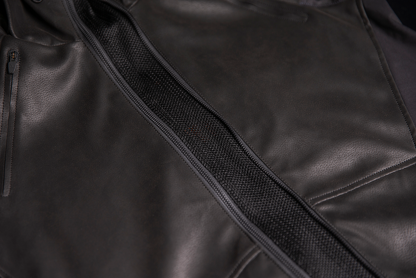 Black ICON Synthhawk Jacket in 3XL by Bill's Exhausts, featuring a sleek design and durable fabric, displayed on a plain background.