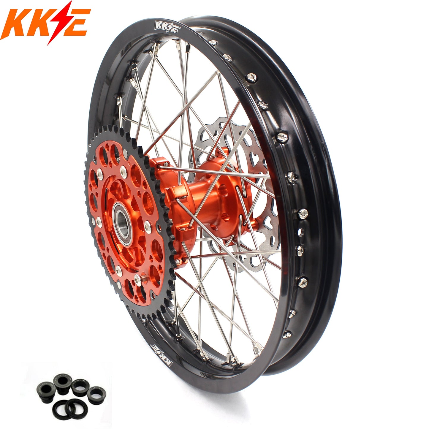 KKE 18×2.15 Inch Rear CUSH Drive Wheel For KTM EXC EXC-F EXC-W 125-530CC 2003-2024 - Howling Moto