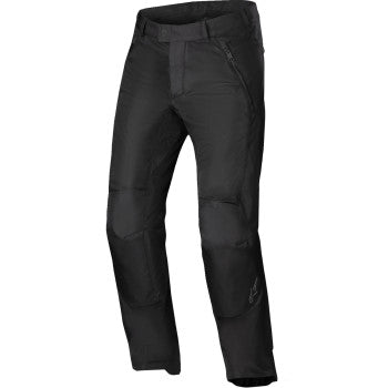 Black Alpinestars C-1 Air Pants in medium size, featuring lightweight motorcycle riding gear with protective design and ventilation.