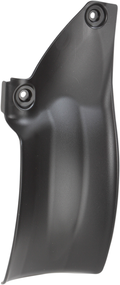 Black ACERBIS mud flap mounted on a vehicle body, designed to protect against dirt and debris from road spray.
