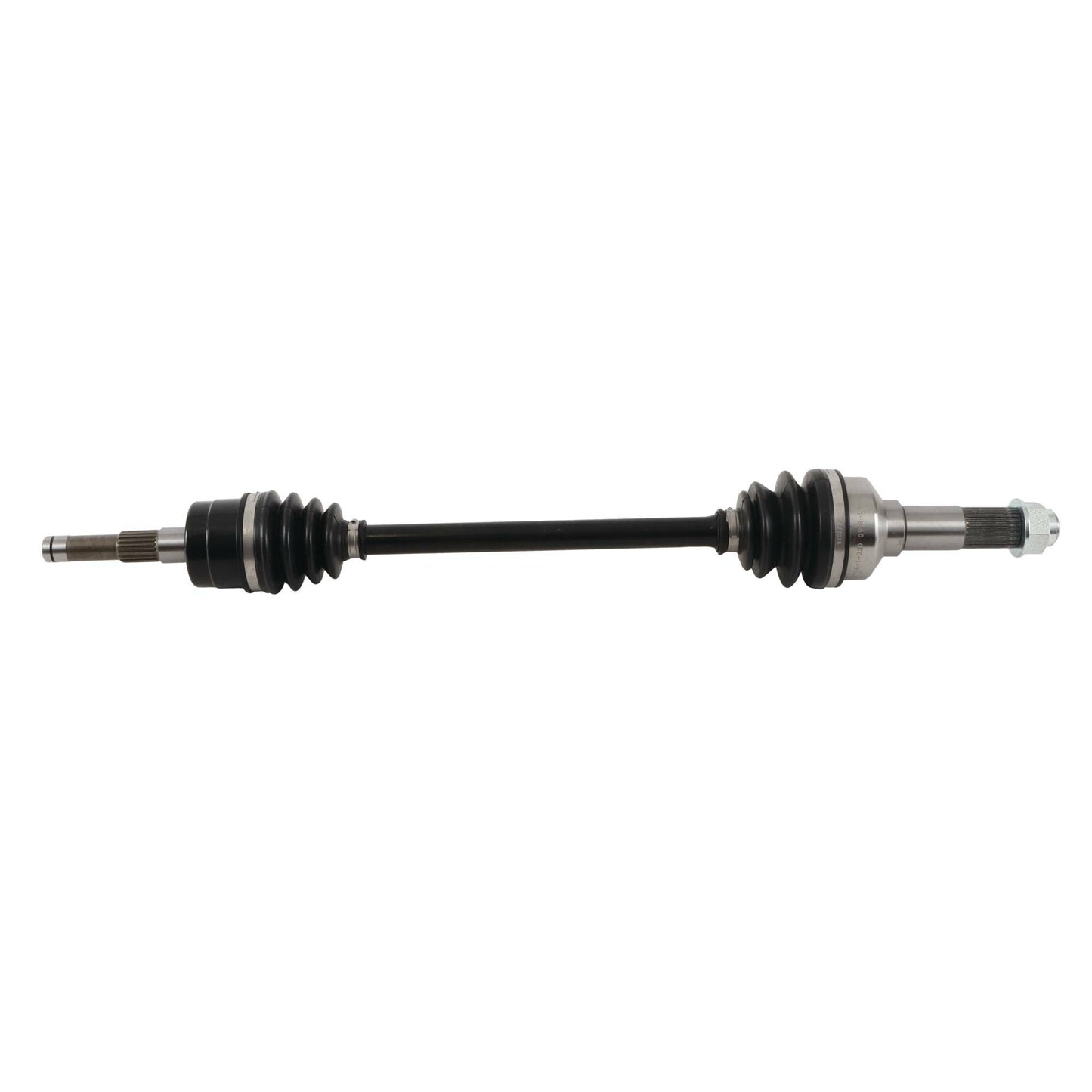 ALL BALLS ABM-YA-8-221 axle with premium CV boot components, showing the automotive axle and boot parts in detail.