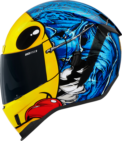Bill's Exhausts ICON Airform™ Helmet with MIPS® in blue, size 3XL, featuring a sleek helmet design and adjustable straps.