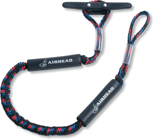Bill's Exhausts AIRHEAD Sports Group Bungee Dock Line, 4-foot water-resistant boat docking line with bungee cord for secure boat mooring