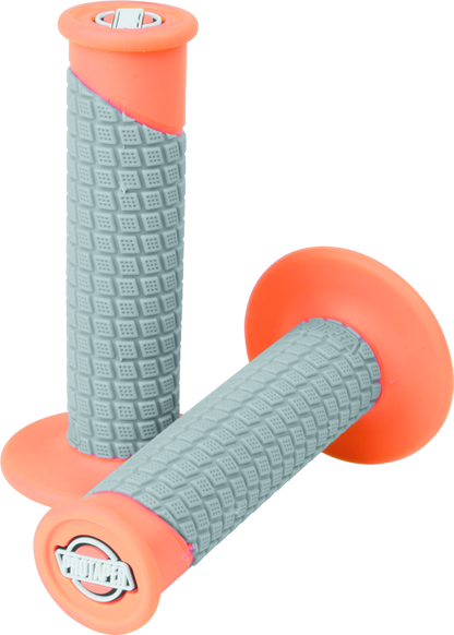 ProTaper, ProTaper Clamp-On Pillow Top Grips for Honda CRF250X and CRF450X – Neon Orange/Gray