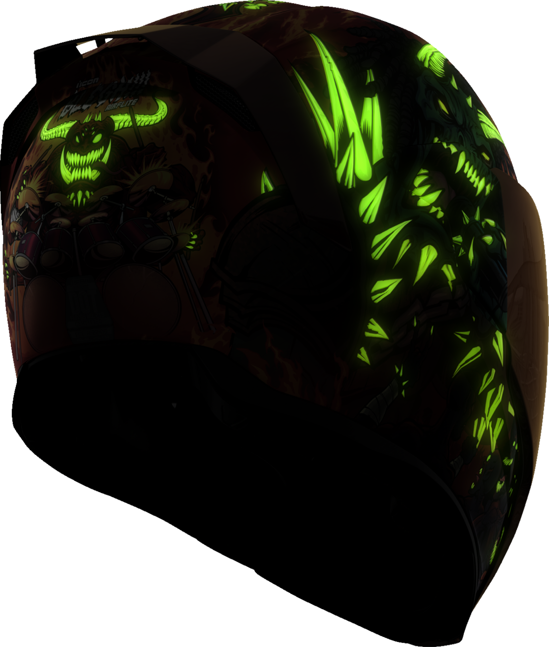 Red ICON Airflite™ helmet with MIPS® technology in medium size, featuring a sleek aerodynamic design and clear ventilation openings.