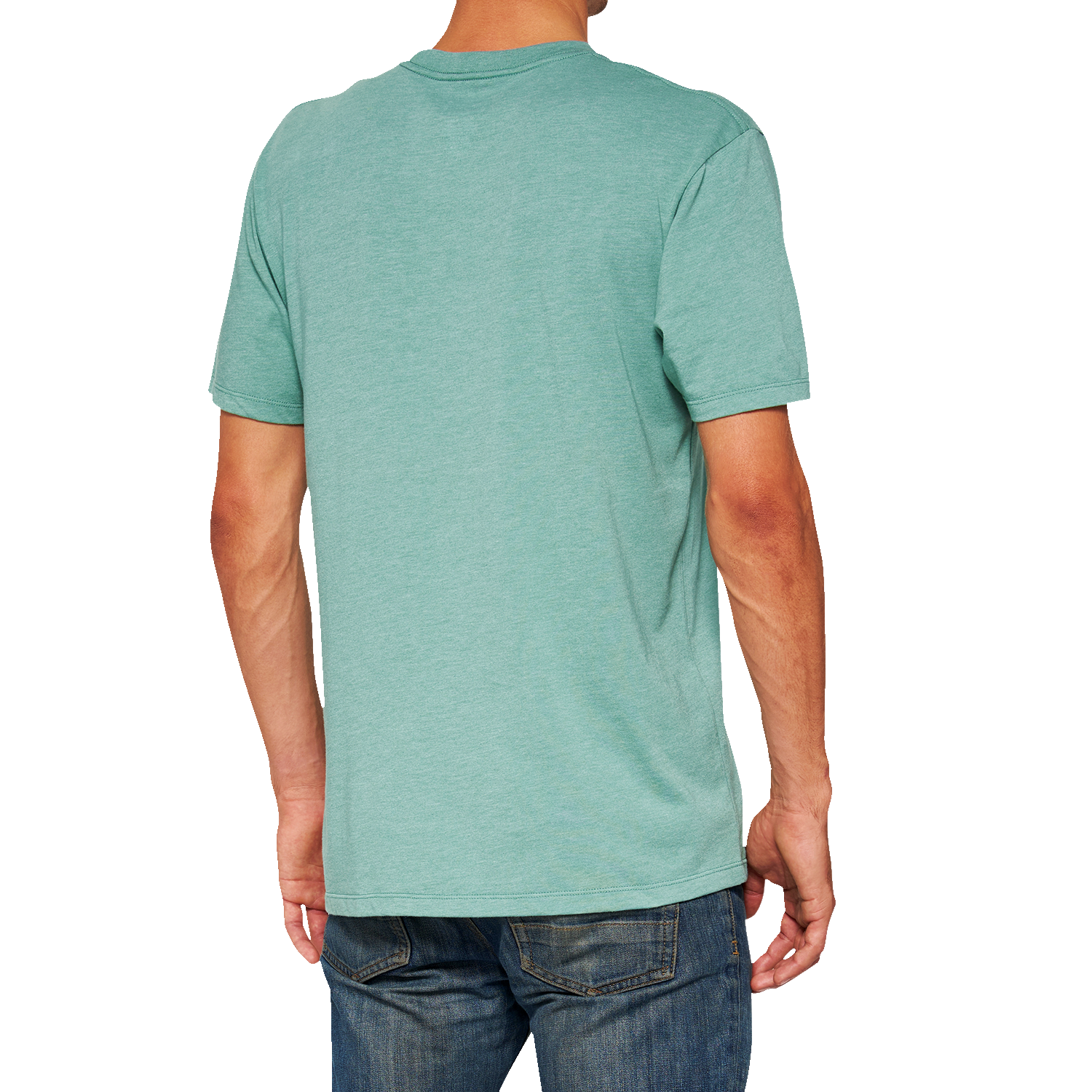 100% Icon T-Shirt - Blue - Medium 20000-00036 - Howling Moto