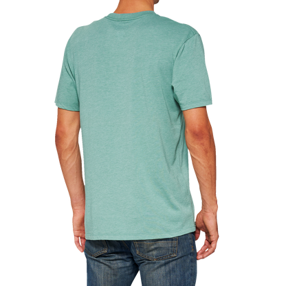 100% Icon T-Shirt - Blue - Medium 20000-00036 - Howling Moto