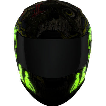 Bill's Exhausts ICON Airform™ Helmet Dead Serious black medium helmet with aerodynamic design and ventilation system.
