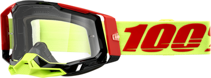 100% Racecraft 2 Goggles - Wiz - Clear 50009-00010 - Howling Moto