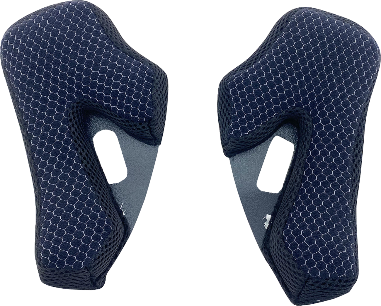 Black AFX FX-37X Cheek Pads in 2XL size, designed for helmets, with foam padding for comfort and fit.