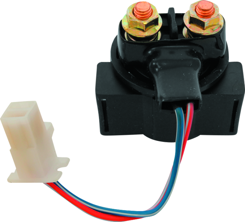 QuadBoss Yamaha YFA-1 Breeze 125 2002 starter solenoid and relay part, close-up of the electrical component.