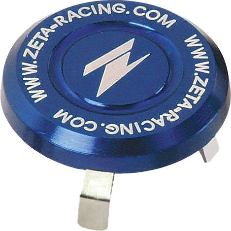 ZETA, ZETA Stem Cap Blue for Dirt, Supermoto, and Dual Sport Bikes - Part ZE58-4132