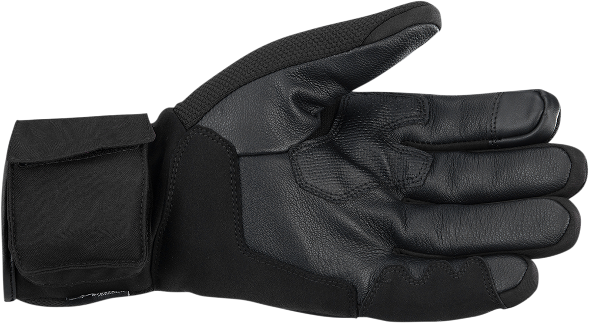 Alpinestars HT-3 Heat Tech Drystar® Gloves in black, 2XL size, featuring textured palms and heat technology for riders.