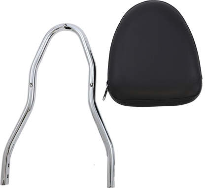 Bill's Exhausts SHOW CHROME Sissy Bar Kit 55-320 engine component with chrome finish and mounting hardware.