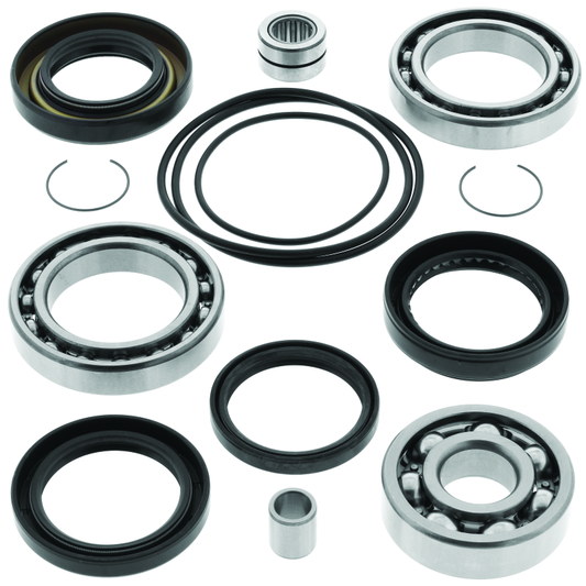 QuadBoss rear differential bearing and seal kit for Honda TRX300 FourTrax (1988-1993) showing bearings and seals for rear differential repair.