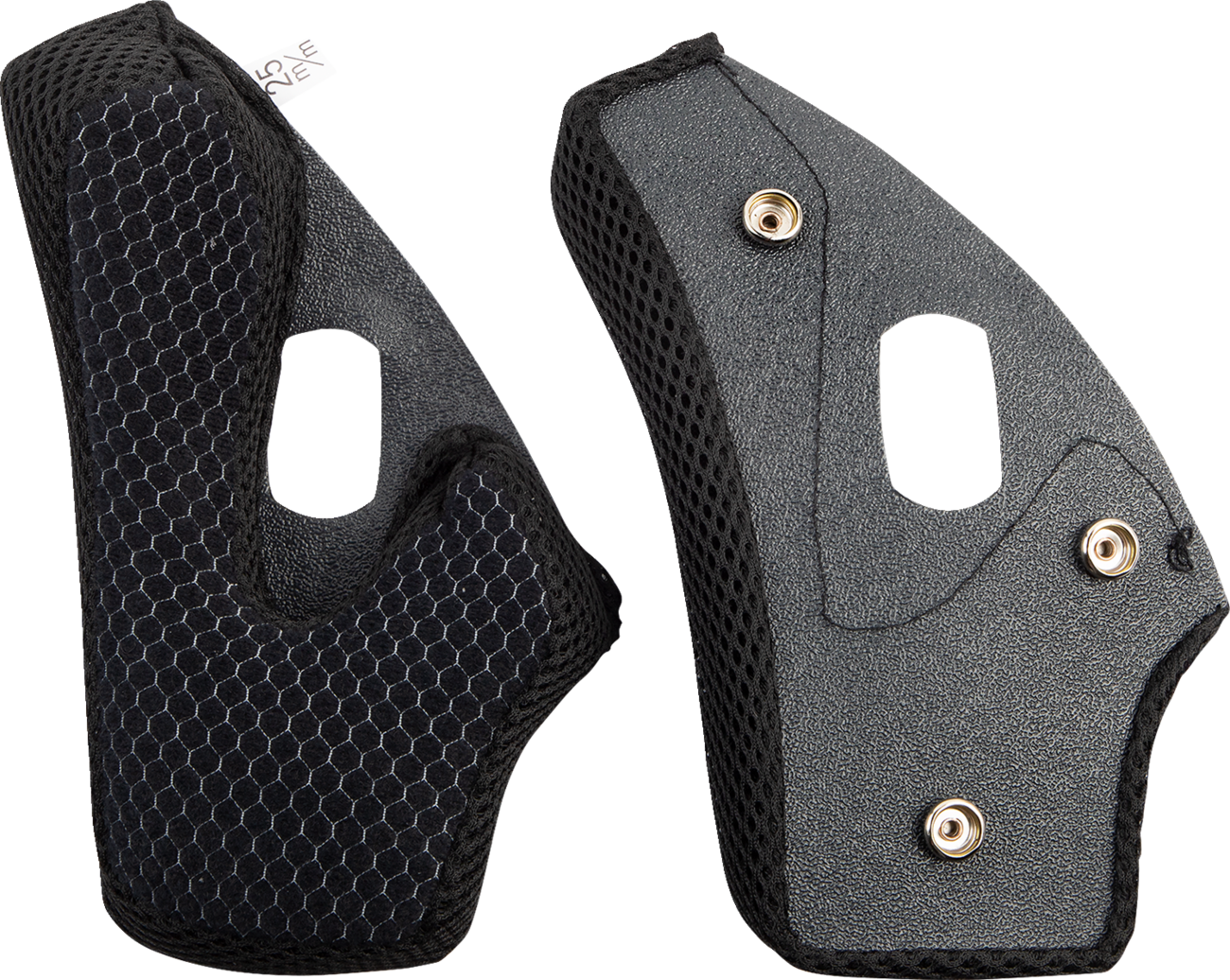 Black AFX FX-37X Cheek Pads in 2XL size for helmets, designed for comfort and fit with Bill's Exhausts branding.