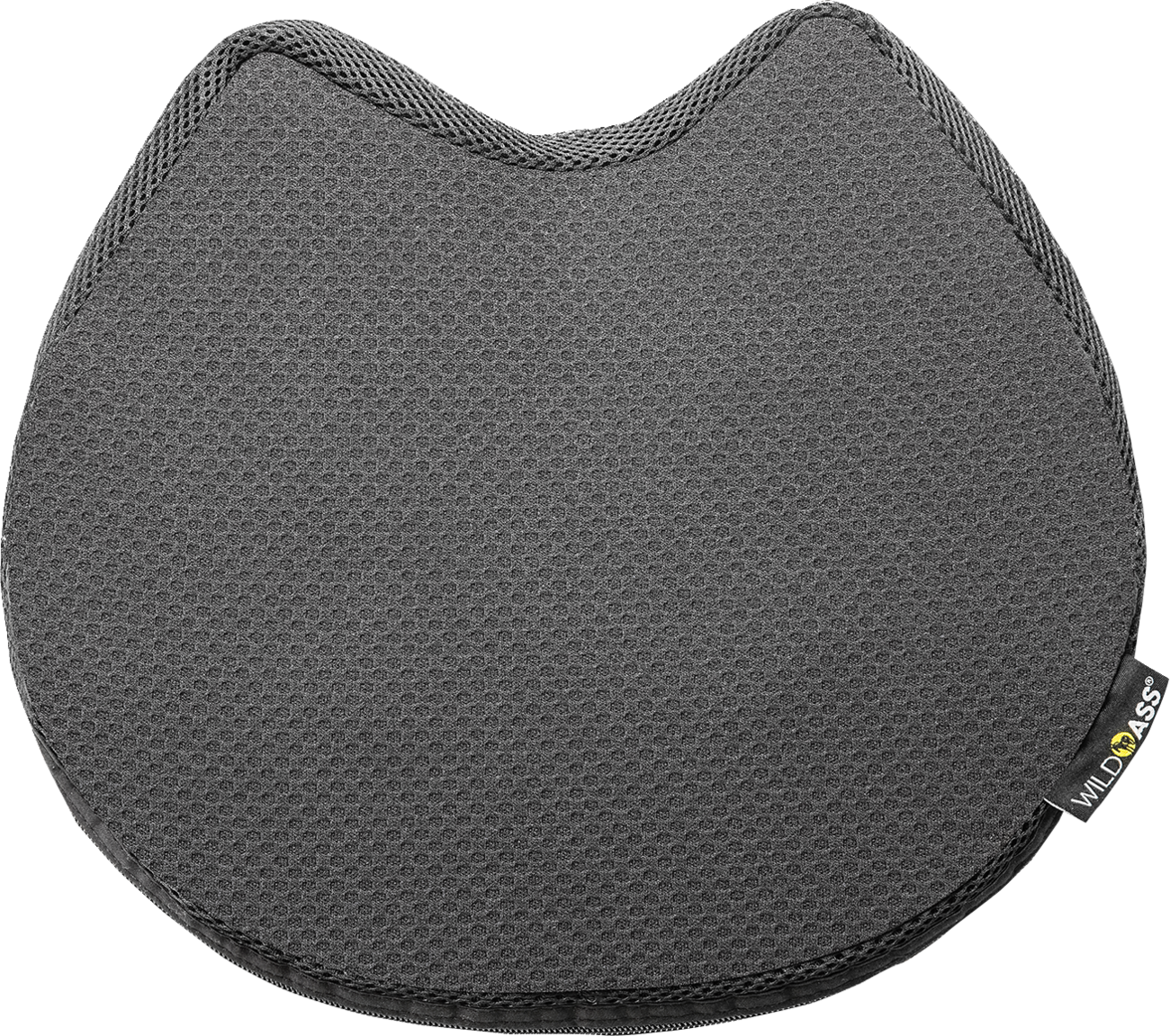 Black WILD ASS Cushion Air Seat Classic Saddle engine component by Bill's Exhausts, designed for motorcycle comfort and support.