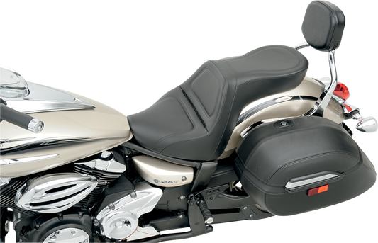 SADDLEMEN Seat - Explorer - without Backrest - Stitched - Black - XVS950 Y09-14-0291