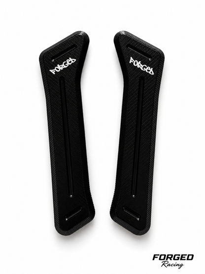 Surron Ultra Bee Metal Battery Guards | CNC Replacement (Black & Chrome)