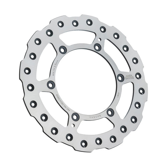 JT Braking rear brake rotor SS self-cleaning for off-road vehicles, showcasing the durable, slotted metal brake rotor in close-up.