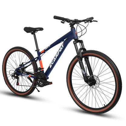 Hycline Ecarpat Trigger 27-inch bicycle with sleek frame and ergonomic handlebar, ready for outdoor cycling adventures.