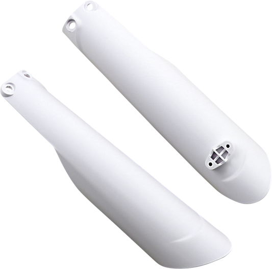 ACERBIS Lower Fork Covers for Inverted Forks - White 2401260002 - Howling Moto