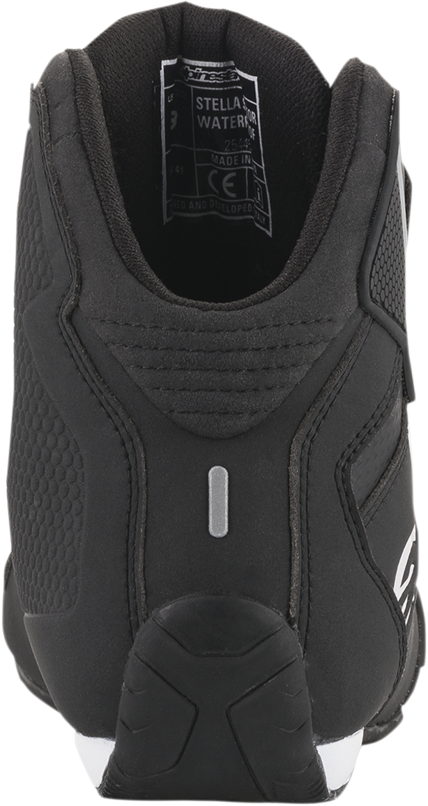 Black Alpinestars Women’s Sektor shoes in US size 10.5, featuring a sleek design and durable construction.