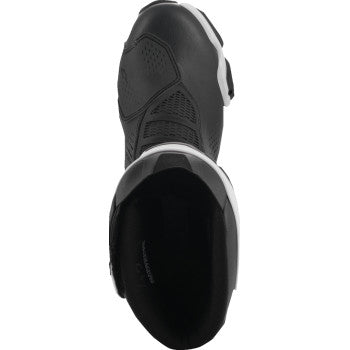 ALPINESTARS SMX-6 V3 Vented Boots - Black/White - US 12.5/EU 48 2223225-21-48 - Howling Moto